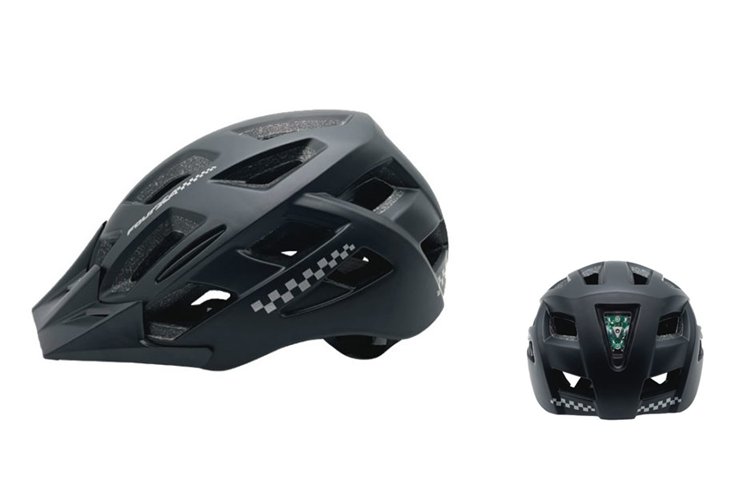 CASCO BICICLETA TKX ADULTO INMOLD NEGRO CON LUZ L(52-62)